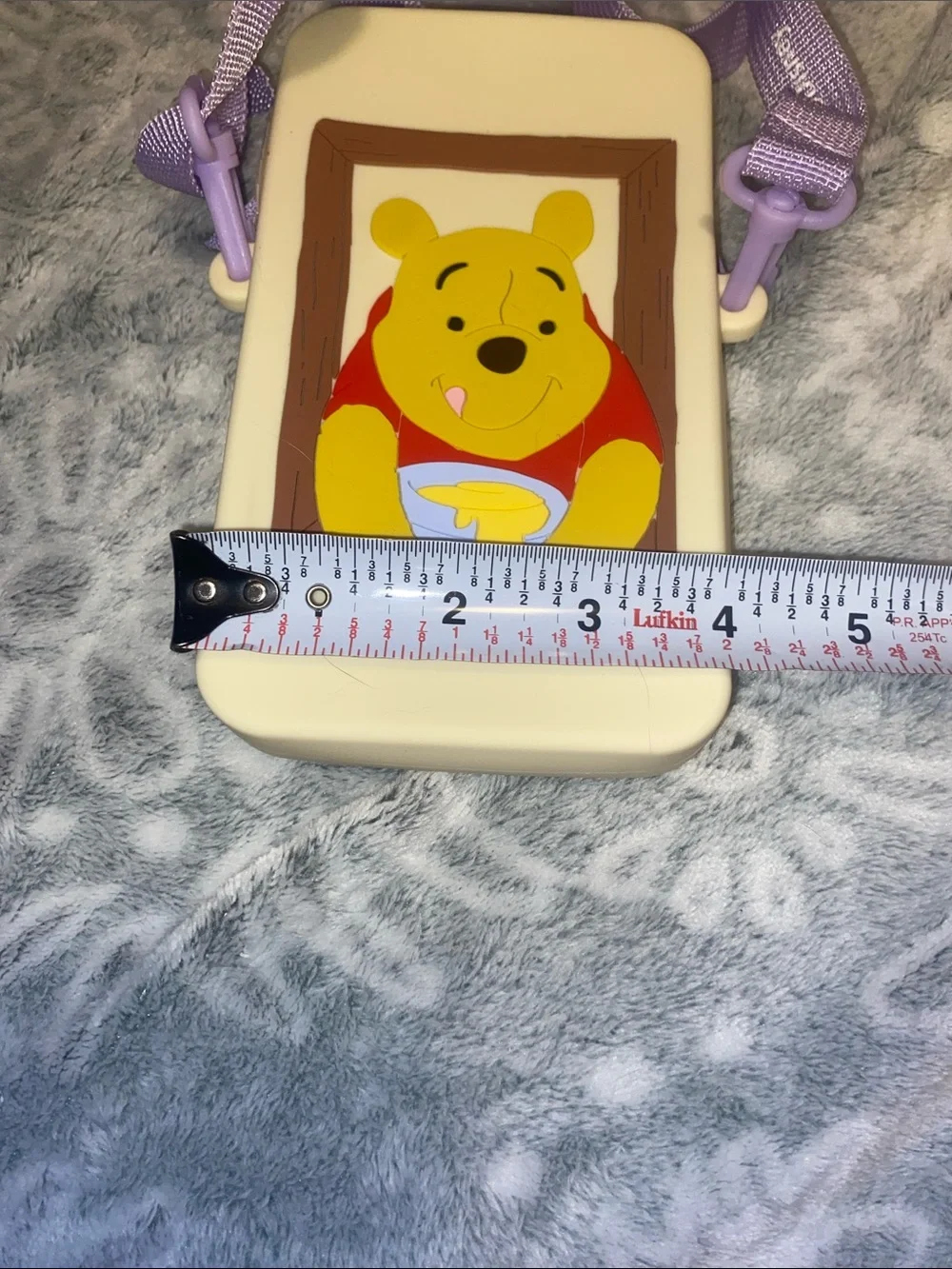 Disney Lavender Crossbody Bag with Winnie-the-Pooh Graphic